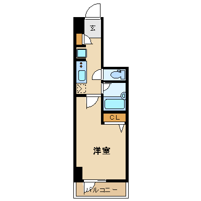 マンスリーリブマックス恵比寿西駅前□【NET対応】≪スタンダードシリーズ≫の物件間取り図