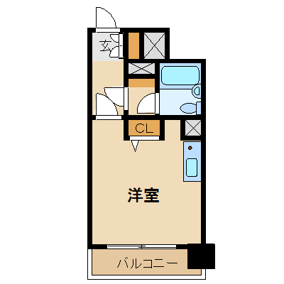 マンスリーリブマックス仙台駅南五橋ステーションステイ※【30㎡】≪スマートシリーズ≫の物件間取り図