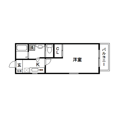 マンスリーリブマックス博多マキシマイズ◇【NET対応・駅近】≪スタンダードシリーズ≫の間取り図