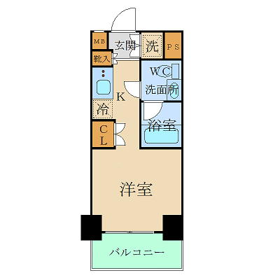 マンスリーリブマックス横浜駅前※【独立洗面・浴室乾燥・洗浄便座】≪エクセレントシリーズ≫の物件間取り図