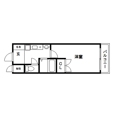 マンスリーリブマックス大阪天満プライム■【NET対応】≪スタンダードシリーズ≫の間取り図