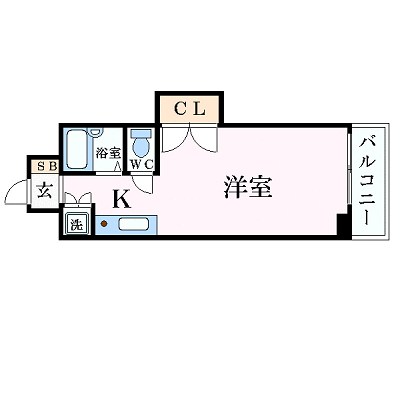 マンスリーリブマックス広島市役所東◎【NET対応】≪スタンダードシリーズ≫の物件間取り図