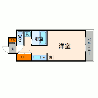 マンスリーリブマックス高松瓦町駅東レクシス※【Wi-Fi無料・温水洗浄便座】≪スタンダードシリーズ≫の物件間取り図