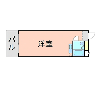 マンスリーリブマックス小倉駅前2◎【駅5分・NET対応】≪スマートシリーズ≫の物件間取り図