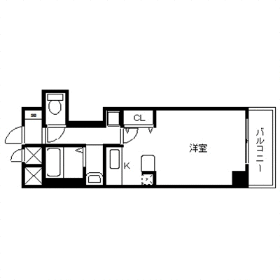 マンスリーリブマックス南森町ブランメゾン■2nd【30平米・NET対応】≪スタンダードシリーズ≫の間取り図