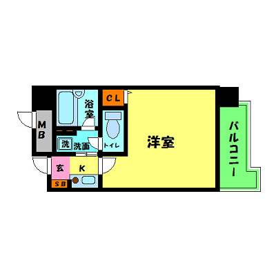 マンスリーリブマックス東三国駅前プレサンス■【NET対応】≪スタンダードシリーズ≫の物件間取り図