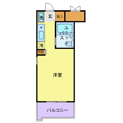 マンスリーリブマックス元住吉慶應大日吉キャンパス北■【UBタイプ】≪スマートシリーズ≫の物件間取り図
