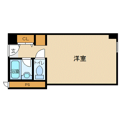≪ホテルタイプ≫マンスリーリブマックス札幌【スタンダードツインルーム】の物件間取り図