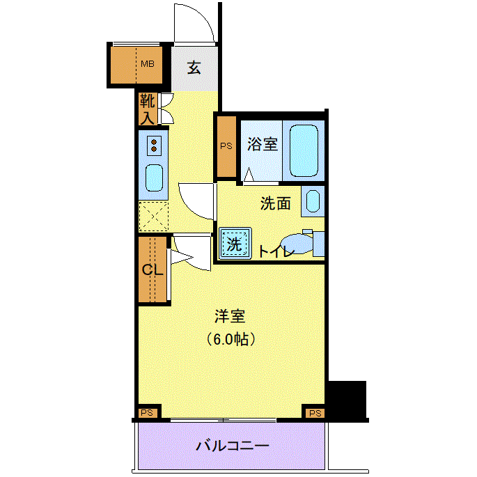 マンスリーリブマックス東陽町WESTフリステーラ■【独立洗面・浴室乾燥付】≪エクセレントシリーズ≫の間取り図