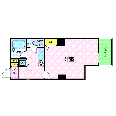 グッドステイ市ヶ谷三番町□【ベーシック】の間取り図