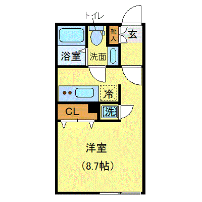 グッドステイ渋谷松見坂□【ベーシック】の物件間取り図