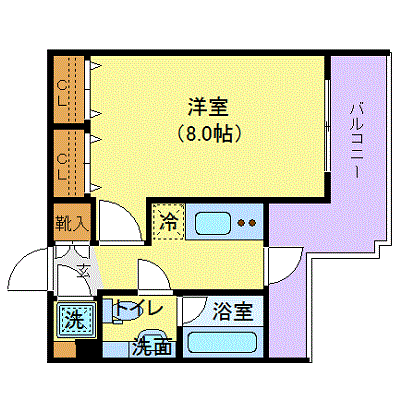 マンスリーリブマックス西調布アジールコート■【独立洗面・浴室乾燥付】≪エクセレントシリーズ≫の物件間取り図