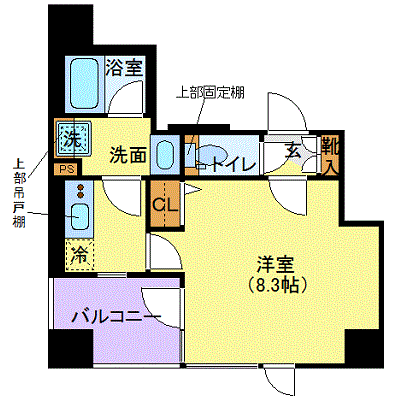 グッドステイ両国駅前レジデンス■《25平米・駅3分》『独立洗面・浴室乾燥・洗浄便座・2口ガス』【ハイクラス】の物件間取り図