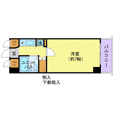 マンスリーリブマックス芝公園フェニックス◎『駅徒歩2分』≪スマートシリーズ≫の物件間取り図