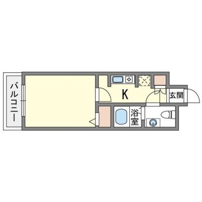 【ダブルベッド】フォレストイン福岡【温水便座】の物件間取り図