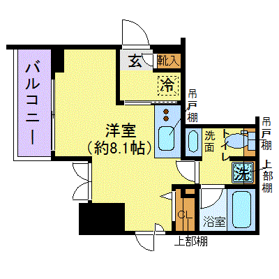 マンスリーリブマックス五反田駅前レジデンス■【独立洗面・浴室乾燥付】≪プレミアムシリーズ≫の物件間取り図