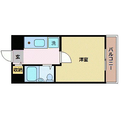 マンスリーリブマックス大津駅アセンティア☆『室内洗濯機』【室内洗濯機・NET対応・駅近・IHコンロ】≪スマートシリーズ≫の物件間取り図