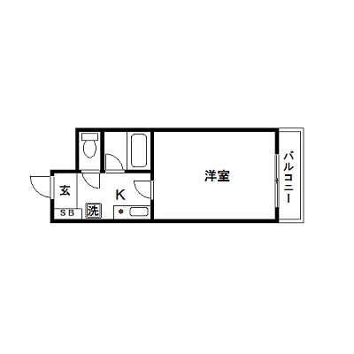 グッドステイ高松瓦町駅前◎【ベーシック・駅４分・ネット無料】の物件間取り図