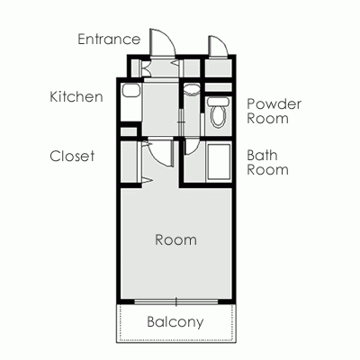 AP堺筋本町3【設備充実★ウォシュレット・浴室暖房乾燥機・独立洗面台完備！ネット無料・デスクチェア設置物件！在宅ワーク・テレワークにおススメです！】の物件間取り図
