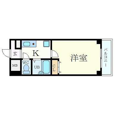 マンスリーリブマックス阪急塚口駅前アクティ★【NET対応・駅徒歩3分】≪スタンダードシリーズ≫の物件間取り図