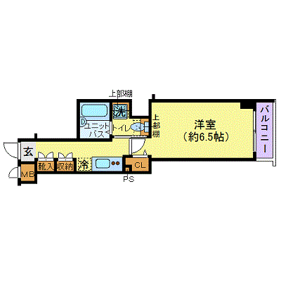 グッドステイ東銀座■『セパレート』【ベーシック】の物件間取り図