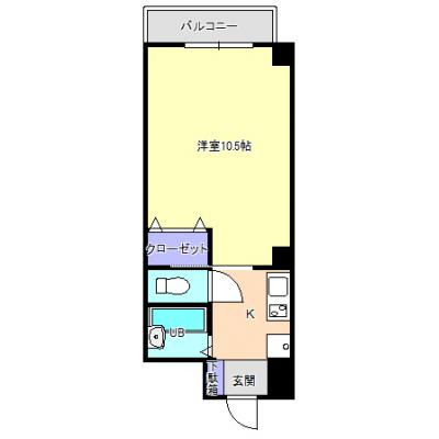 ＹＵＳＯＵ　Ｉ　【横川駅近】の物件間取り図