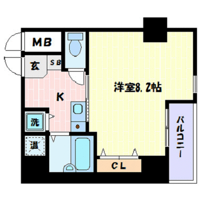 グッドステイ神戸元町メリケンパーク前◎【ベーシック・駅１分・NET対応】の物件間取り図