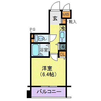 マンスリーリブマックス茅場町駅前リバーサイド■【NET対応・浴室乾燥付】≪スタンダードシリーズ≫の物件間取り図