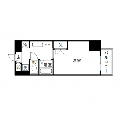OneLife梅田パルトネール＜TYPE1＞【★室内見学可（※空室状況により、応相談）】の物件間取り図