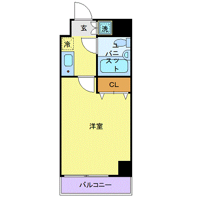 マンスリーリブマックス大森北3丁目□【UBタイプ】≪スマートシリーズ≫の物件間取り図