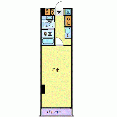 マンスリーリブマックス赤坂ミディアス▲《31平米》【独立洗面・浴室乾燥付】≪エクセレントシリーズ≫の間取り図