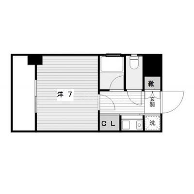 【6月入居限定】30日以上利用料20％割引キャンペーン中！（最長3ヶ月まで）★博多駅徒歩8分・12階で眺望良好・ネット無料！！の間取り図