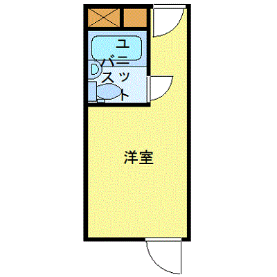 ≪ホテルタイプ≫グッドステイ静岡・浜松駅前【シングルルーム】の物件間取り図