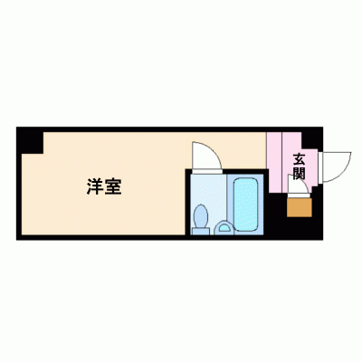 グッドステイ横浜関内『ホテルタイプ』≪ツインルーム≫の物件間取り図