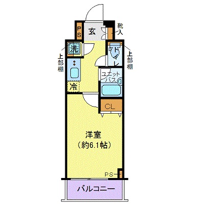 グッドステイ新横浜クレイシア■【ベーシック】の物件間取り図