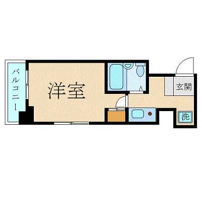 グッドステイリバーサイド日本橋箱崎町■【ライト】の間取り図