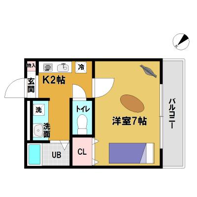 トータスマンスリー石神井公園☆オートロック！バス・トイレ別！Wi-Fi無料！の物件間取り図