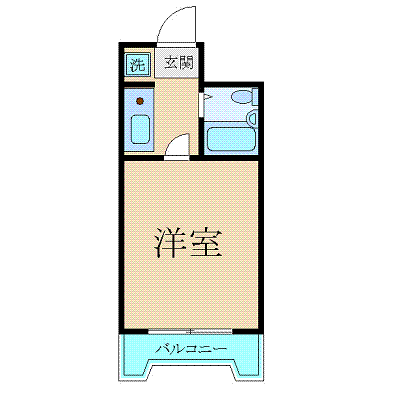 グッドステイ牛込柳町スカイコートⅢ■【ライト】の物件間取り図