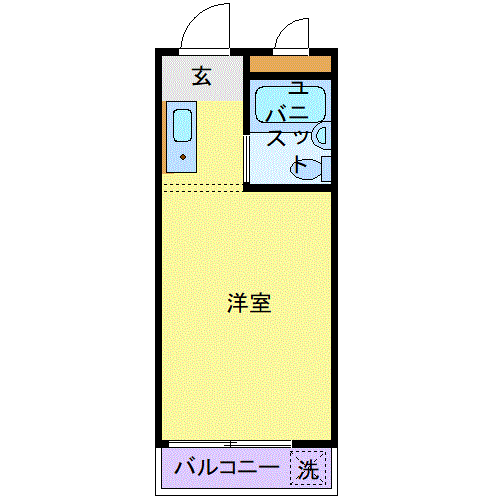 グッドステイ池尻大橋WEST☆『駅徒歩5分』【ライト】の物件間取り図