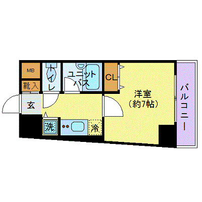 グッドステイ五反田・清泉女子大学前■【ベーシック】の間取り図