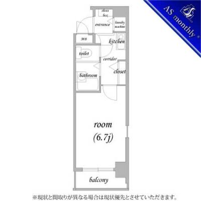 ≪🚅🚈 “法人企業様” 応援強化月間・賃料毎日半額 🚄🚃🚃 ≫プレサンス京都東山CityLife　5階［No.8003050］の間取り図