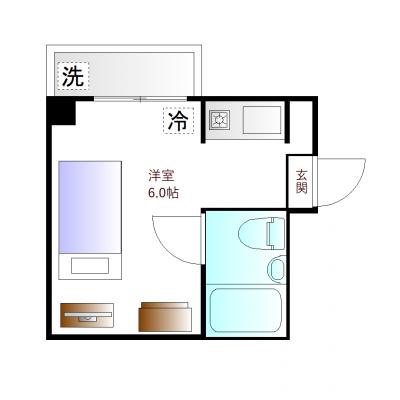 YM千駄ヶ谷の物件間取り図