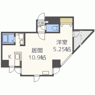 ノールテラス南2条　18　アクセス良好☆反響数No.1の間取り図
