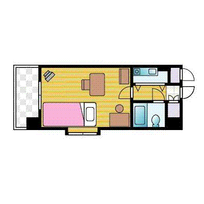 【最大28室可能】朝日プラザ博多3【室内洗濯機付】の物件間取り図