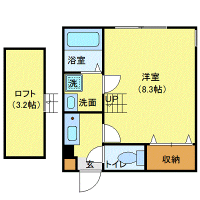 グッドステイ中央林間フォレスト■『ロフト付』【ベーシック】の物件間取り図