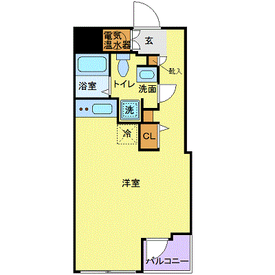 グッドステイ横浜ステーションWEST■【ベーシック】の物件間取り図