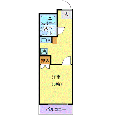 グッドステイ静岡駅南・泉町■『24平米』【ライト】の物件間取り図
