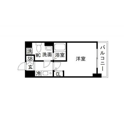 OneLife福島駅前第2の間取り図