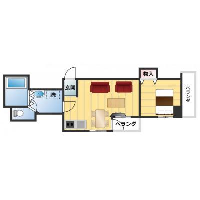＜ファミリータイプ＞ＴＮＳ新宿グランデ２　の間取り図