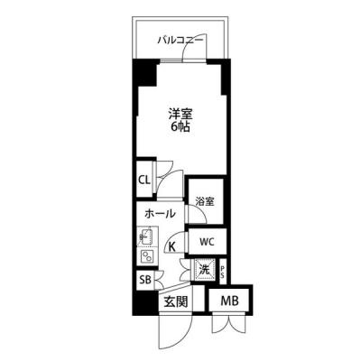 アットイン大崎3  『公式サイト限定キャンペーン実施中！室内画像も豊富で、お見積り／web予約も可能です！「アットイン公式」で検索！🔍』の物件間取り図